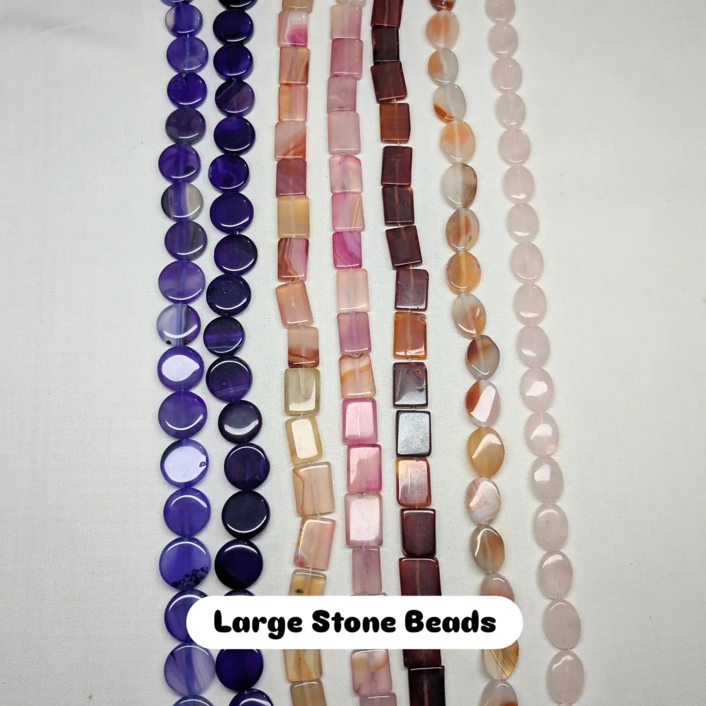 Real stone beads.